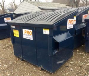front and rear containers 4yd