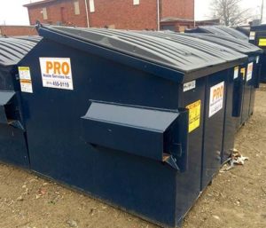 front and rear containers 6yd