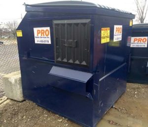 front and rear containers 8yd tall